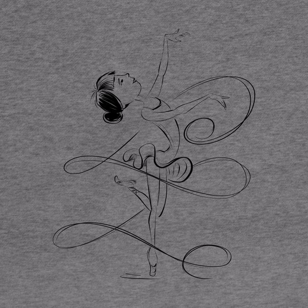 Graceful Balerina by Jason's Doodles